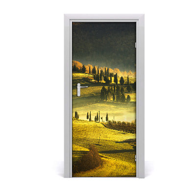 Fototapeta samolepiace dvere dediny