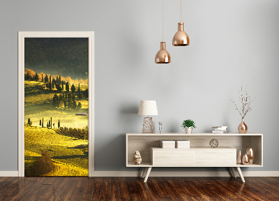 Fototapeta samolepiace dvere dediny
