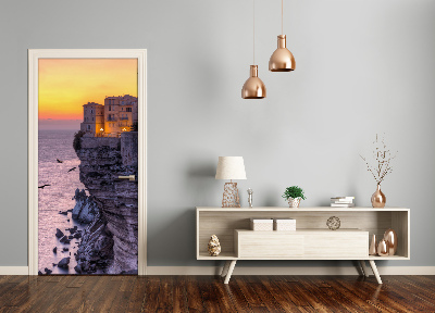 Fototapeta na dvere domy na skale