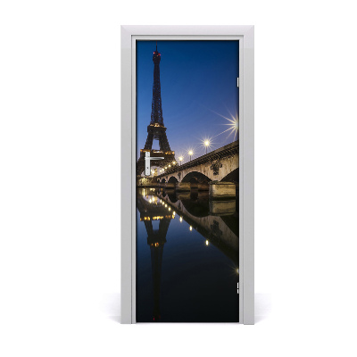 Fototapeta samolepiace na dvere Eiffelova veža