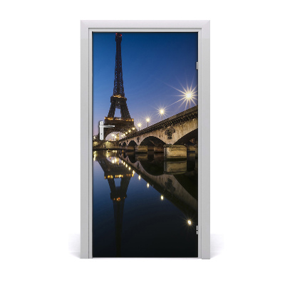 Fototapeta samolepiace na dvere Eiffelova veža