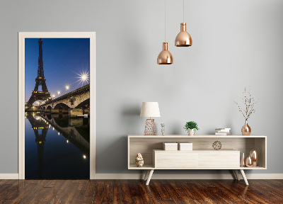 Fototapeta samolepiace na dvere Eiffelova veža