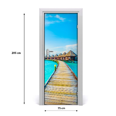 Fototapeta samolepiace na dvere tropické more