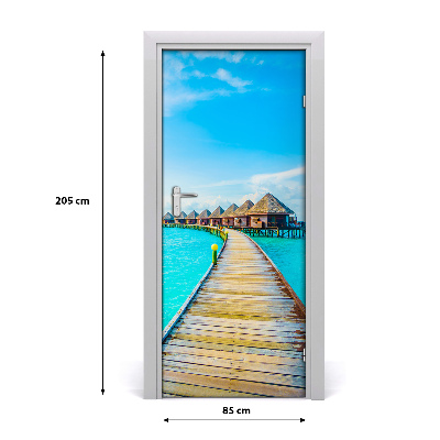 Fototapeta samolepiace na dvere tropické more