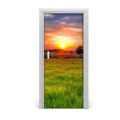 Fototapeta na dvere západ slnka