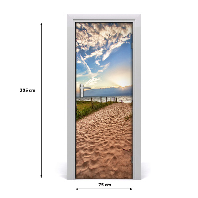 Fototapeta na dvere Chodník na pláž