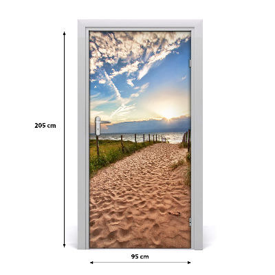 Fototapeta na dvere Chodník na pláž