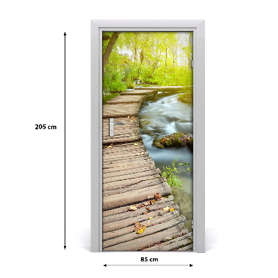 Fototapeta na dvere chodník v lese