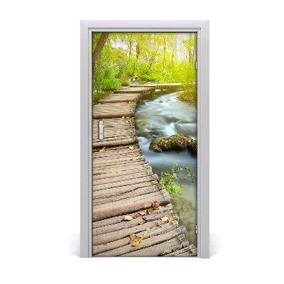 Fototapeta na dvere chodník v lese