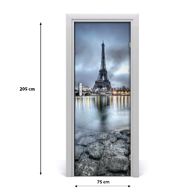 Fototapeta samolepiace na dvere Eiffelova veža