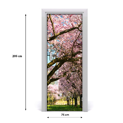 Fototapeta na dvere višne