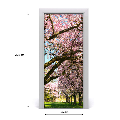 Fototapeta na dvere višne