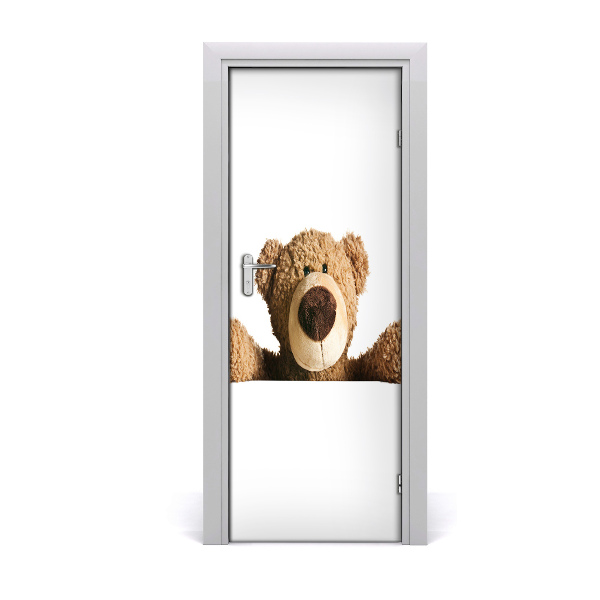 Samolepiace fototapety na dvere plyšový medvedík