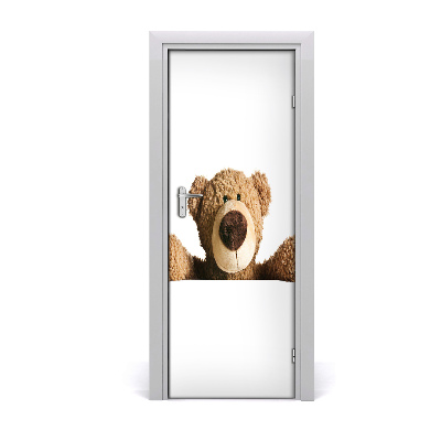 Samolepiace fototapety na dvere plyšový medvedík