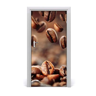 Fototapeta na dvere samolepiace zrnká kávy