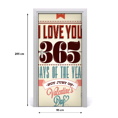 Fototapeta na dvere Valentín
