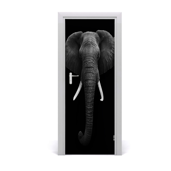 Samolepiace fototapety na dvere africký slon