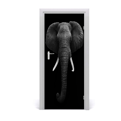 Samolepiace fototapety na dvere africký slon
