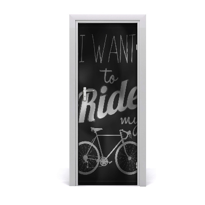 Fototapeta na dvere Want to ride