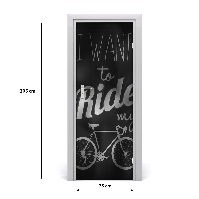 Fototapeta na dvere Want to ride