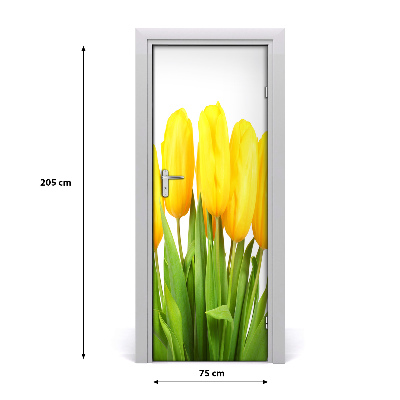 Fototapeta samolepiace žlté tulipány