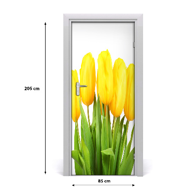 Fototapeta samolepiace žlté tulipány