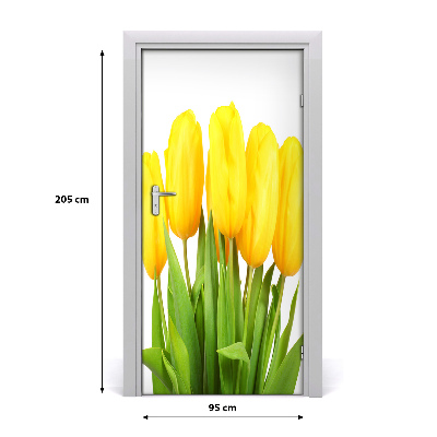 Fototapeta samolepiace žlté tulipány
