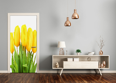 Fototapeta samolepiace žlté tulipány
