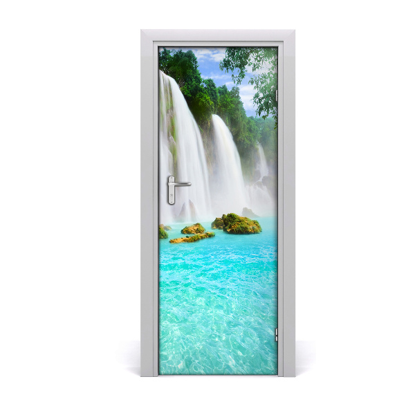 Fototapeta na dvere vodopád