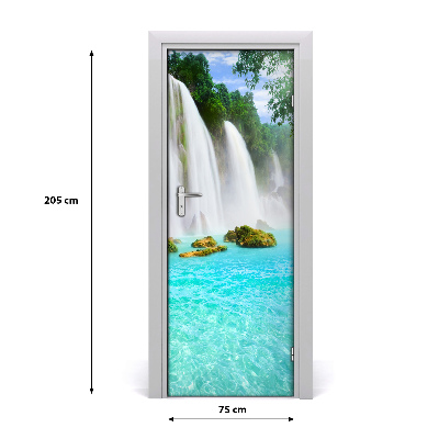Fototapeta na dvere vodopád