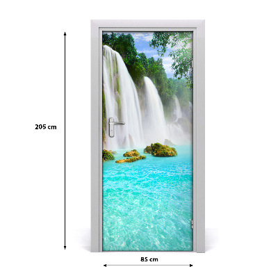 Fototapeta na dvere vodopád
