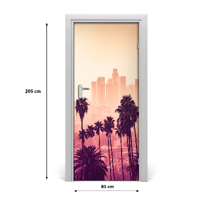 Fototapeta samolepiace dvere Los Angeles mesto