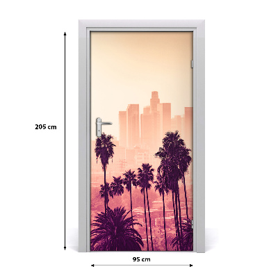 Fototapeta samolepiace dvere Los Angeles mesto