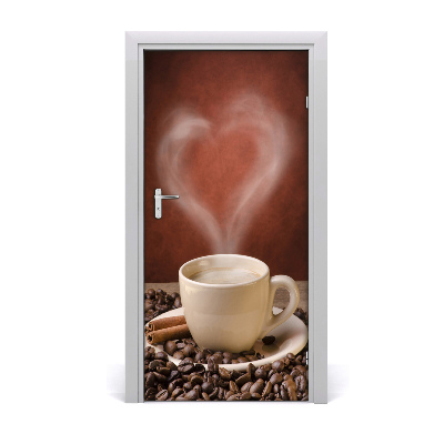 Fototapeta na dvere samolepiace aromatická káva