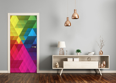 Samolepiace fototapety na dvere geometrické pozadie