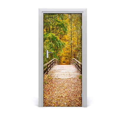 Fototapeta na dvere les jeseň