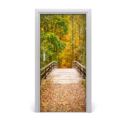 Fototapeta na dvere les jeseň