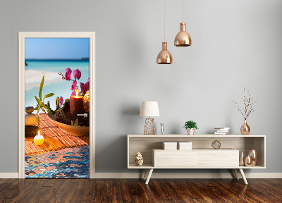 Fototapeta samolepiace Orchidea a bambus