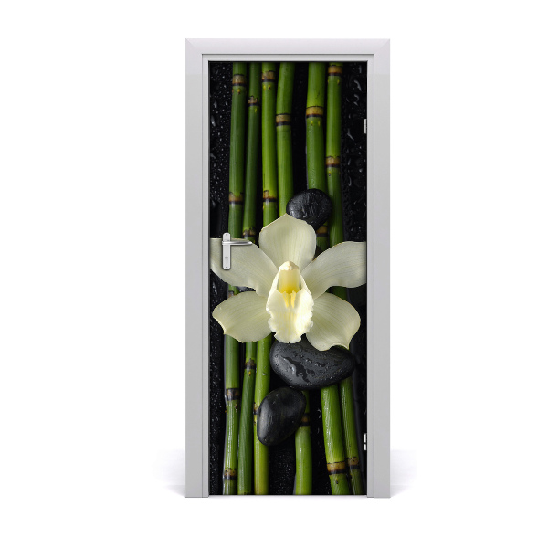 Fototapeta samolepiace Orchidea a bambus