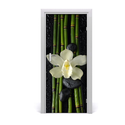 Fototapeta samolepiace Orchidea a bambus