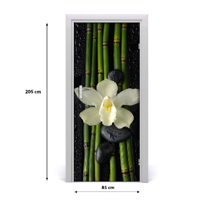 Fototapeta samolepiace Orchidea a bambus