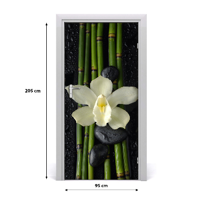 Fototapeta samolepiace Orchidea a bambus