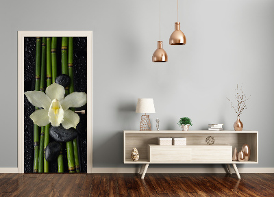 Fototapeta samolepiace Orchidea a bambus