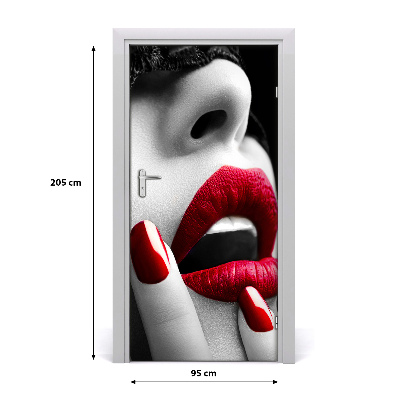 Fototapeta na dvere čipka maska