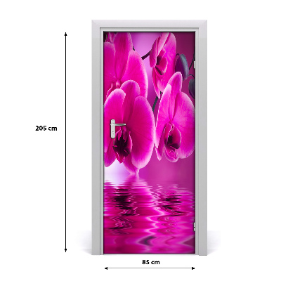 Fototapeta samolepiace ružová orchidea