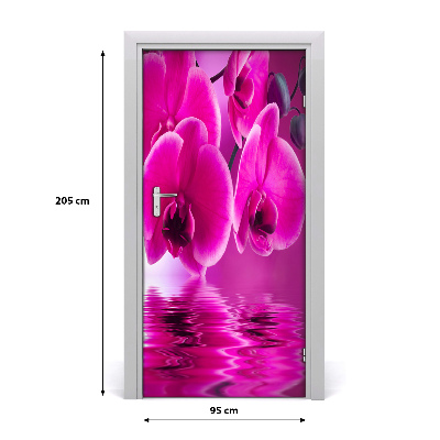 Fototapeta samolepiace ružová orchidea