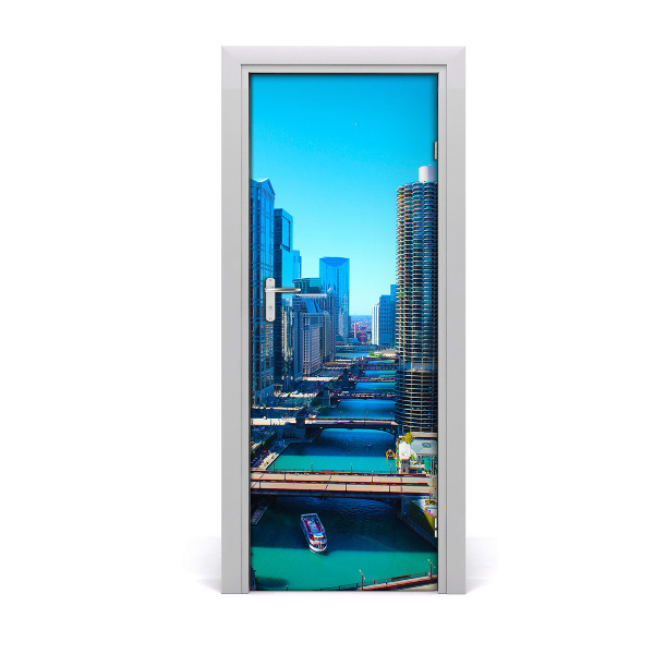 Fototapeta samolepiace na dvere Chicago rieka