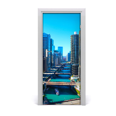 Fototapeta samolepiace na dvere Chicago rieka