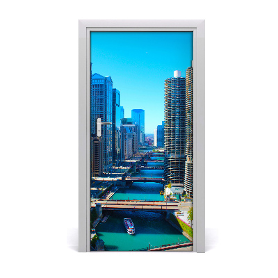 Fototapeta samolepiace na dvere Chicago rieka