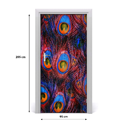 Fototapeta na dvere pávie perá